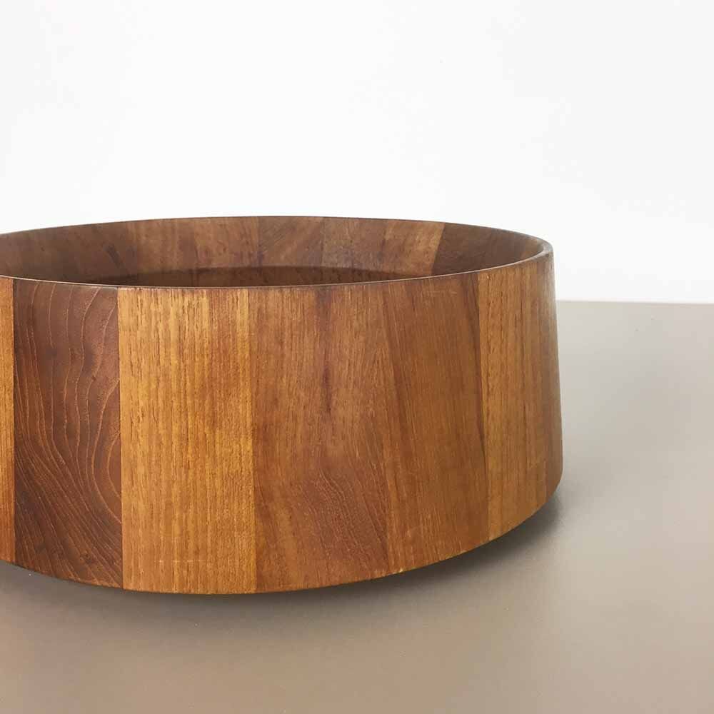 Danish bowl in solid teak wood 1960
