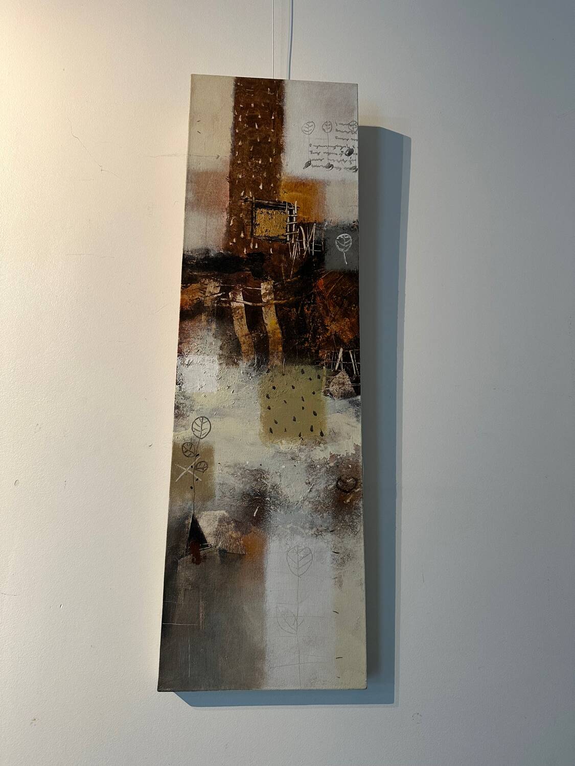 Abstraction balinaise triptyque