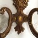 Vintage French Traditional Style Bronze Double Wall Light 5351