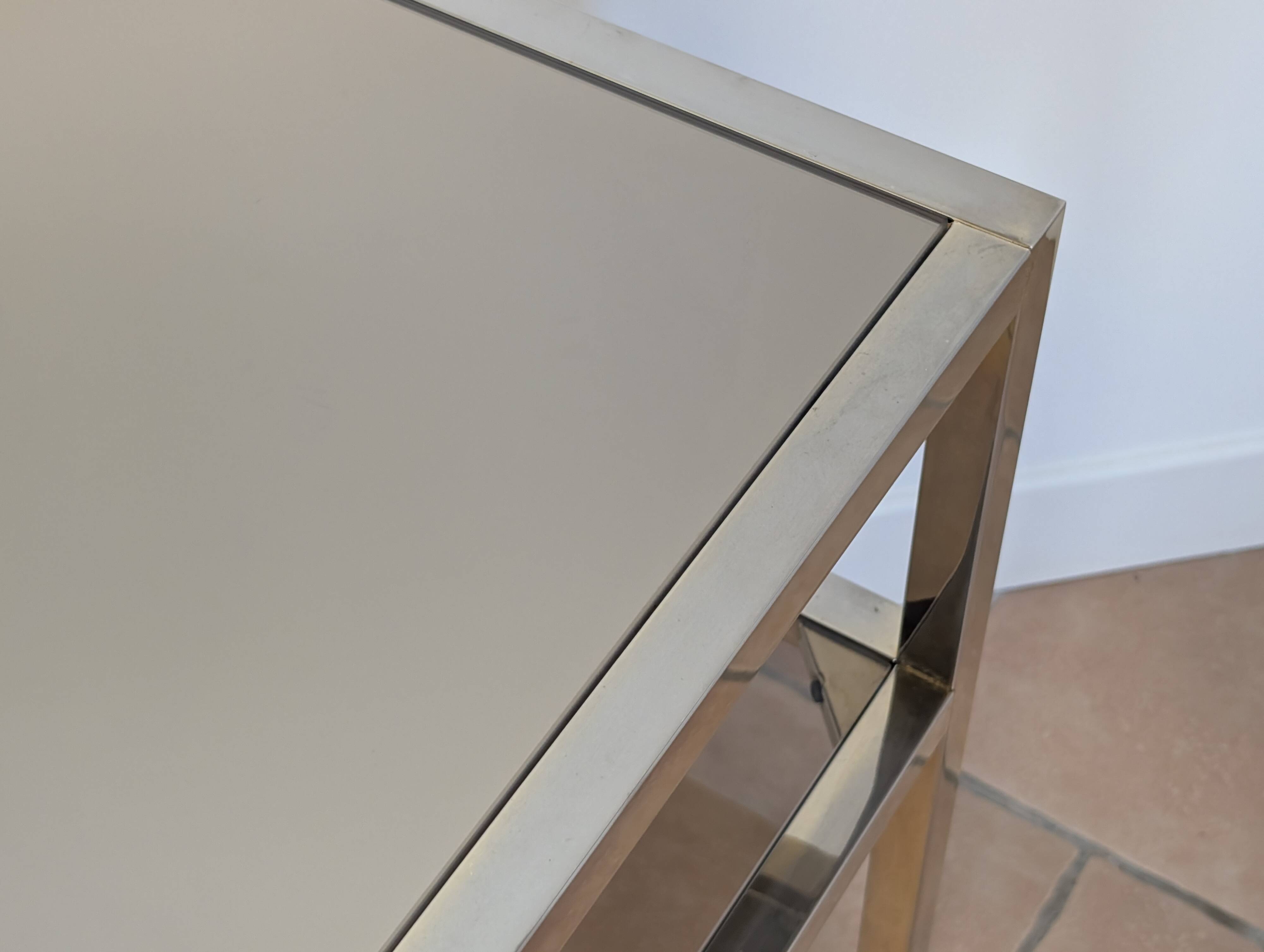 Chrome side tables/occasional tables
