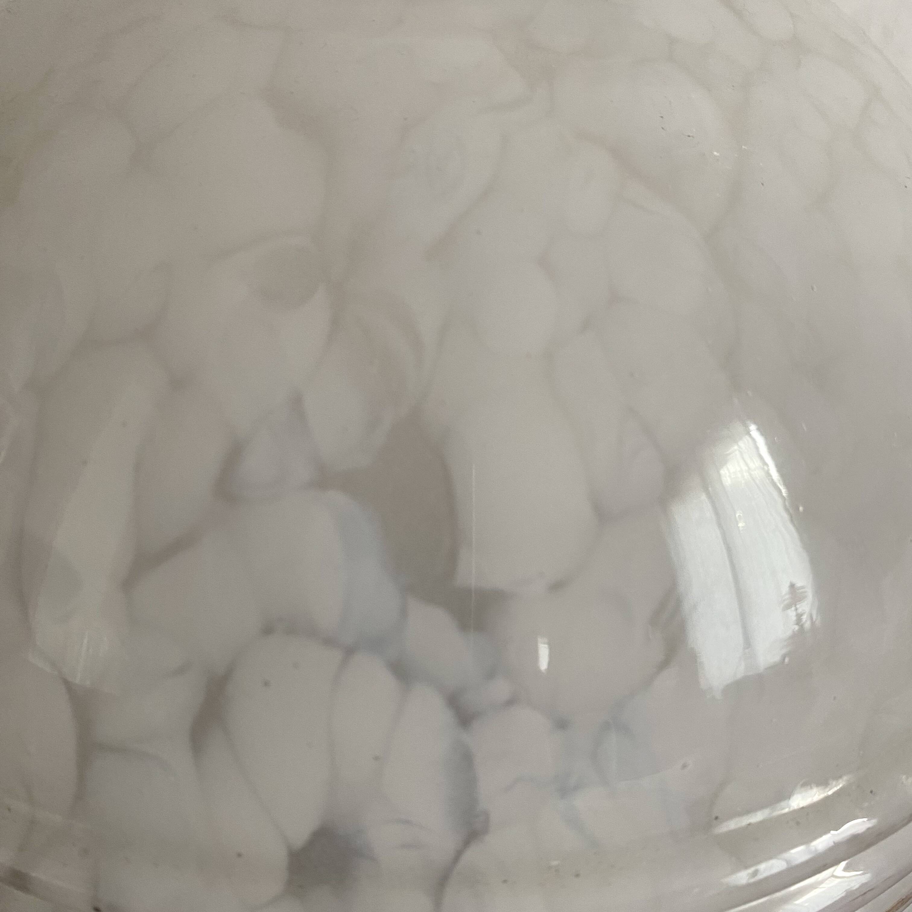 Art Deco glass ball ceiling light from Clichy