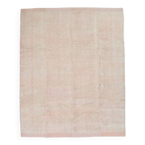 9x11 Pale Pink Large Kilim Rug, 265x329Cm
