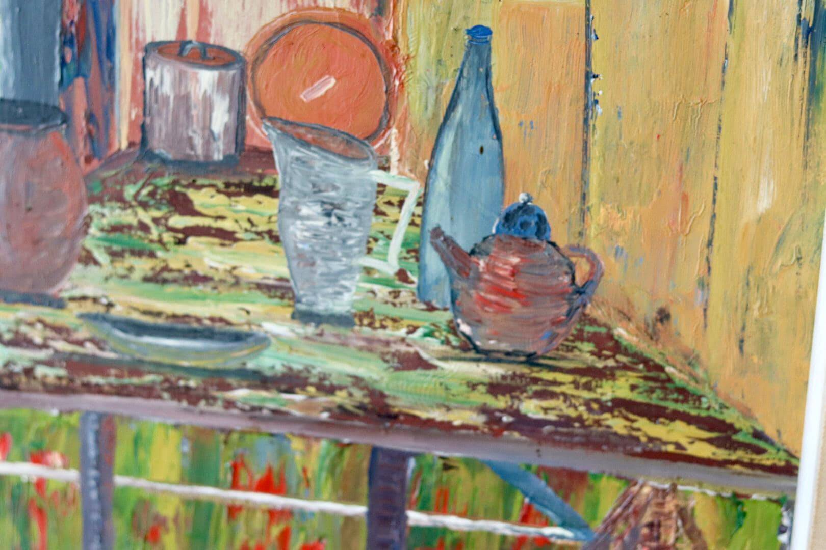 Table de nature morte de Gösta Nyberg (1913-1987)