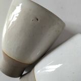 Two goblets on a pedestal Atelier Hurtault Puisaye