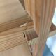 Pine staircase shelf design bauhaus circa 80