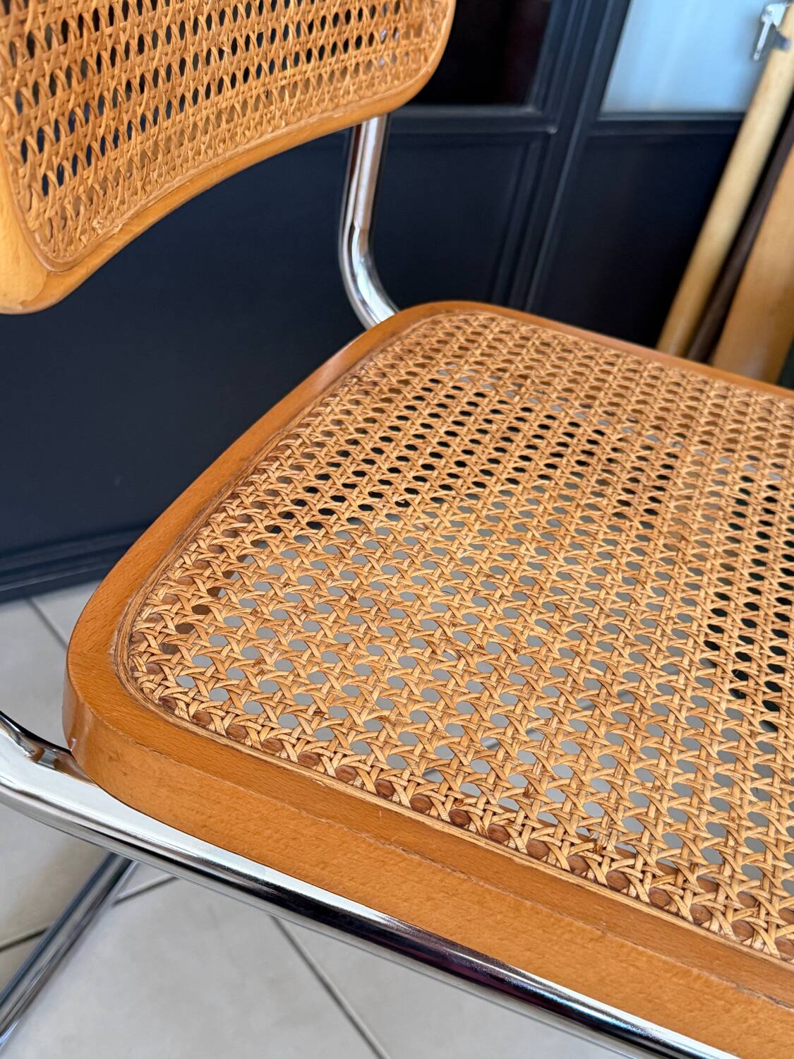 Chaise "Cesca" B32 Marcel Breuer – Made in Italy vintage