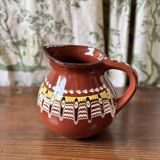 Beautiful pitcher / jug in mixed earth / Troyes region. 50/60's