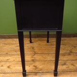 Black console hall table