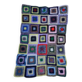 Couverture plaid en crochet, fait main