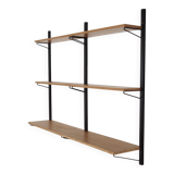 Oak shelving unit, Danish design, 1970s, production: Denmark