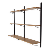 Oak shelving unit, Danish design, 1970s, production: Denmark