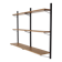 Oak shelving unit, Danish design, 1970s, production: Denmark