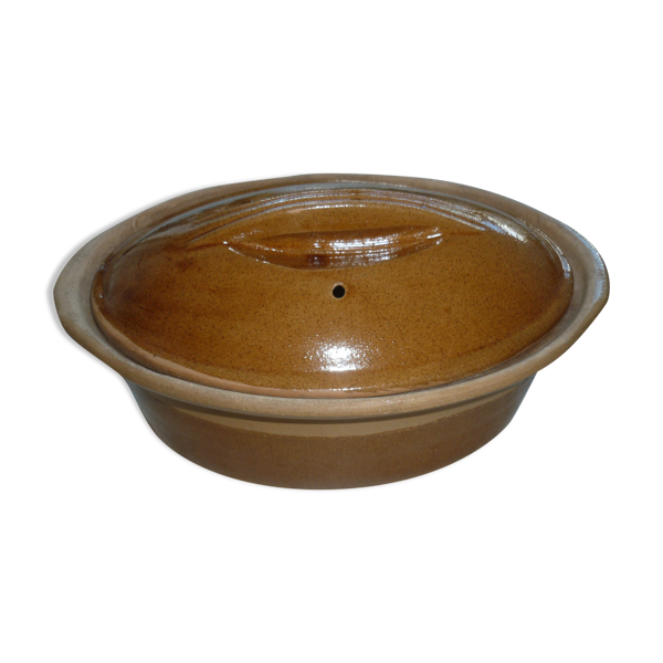 Terrine ovale 25 cm pour pâté ou mijoter 1960