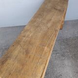 Vintage bench period 1960 old solid wood