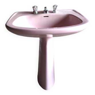 Lavabo ancien rose