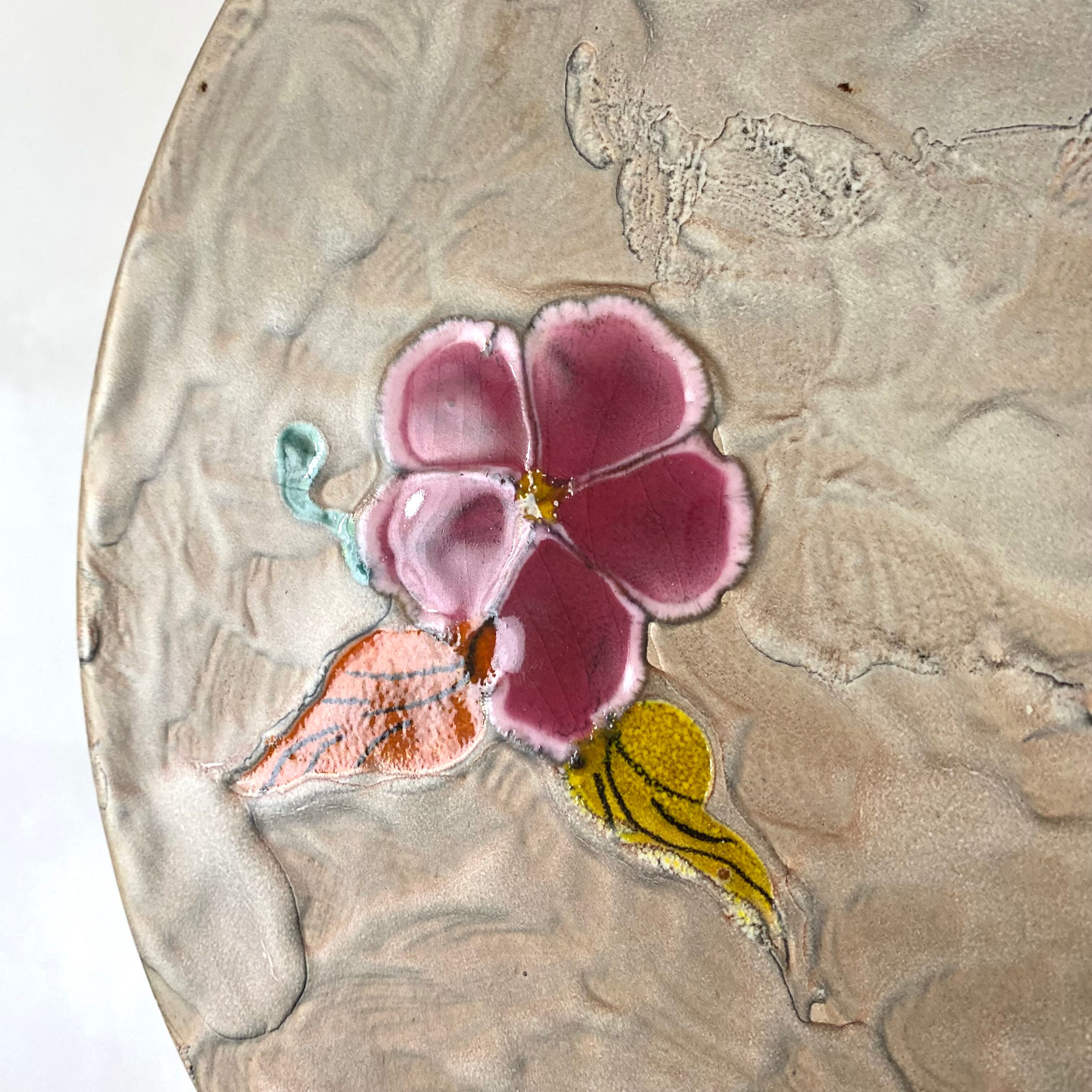 Ceramic cake and pie dish, Poët Laval, Brittany
