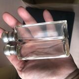 Silver cork bottles