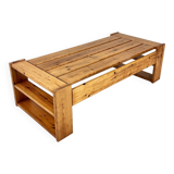 Mid Century Pine Coffee Table, 1960s