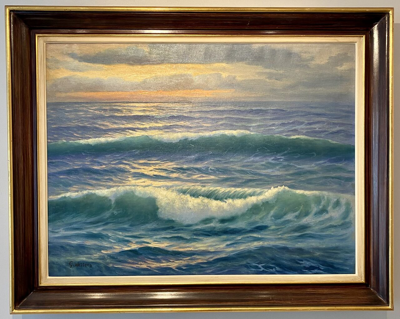 Tableau signée G Welters XXème siècle