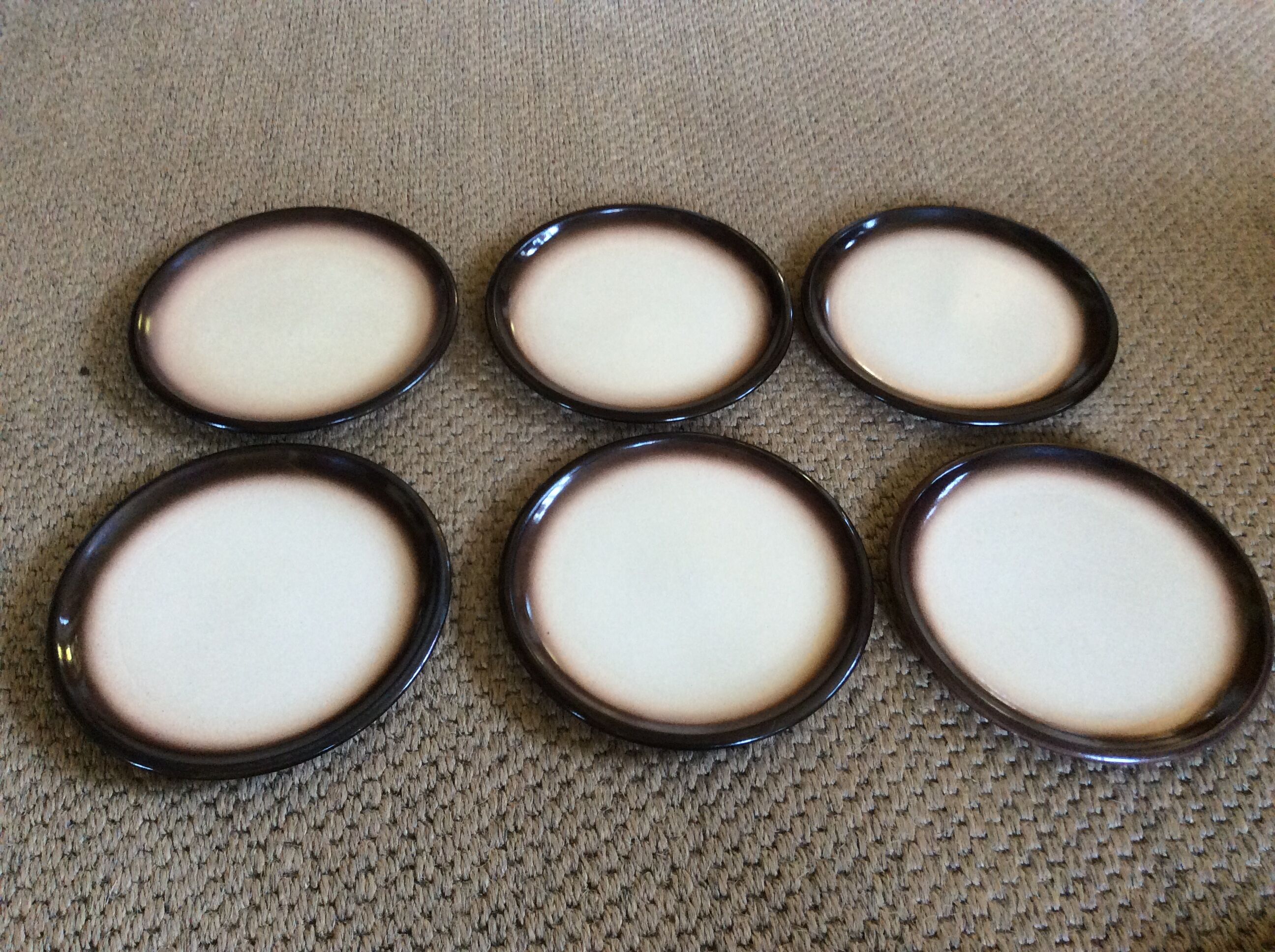 6 dessert plates