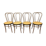 Set of 4 vintage chrome chairs