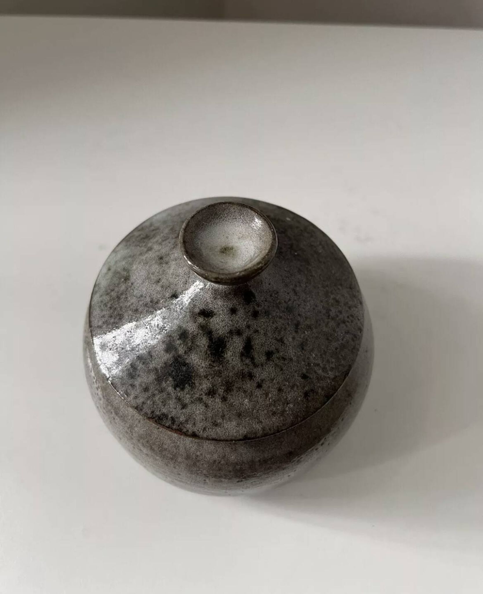 Ancien pot grès sucrier ACTH Thierry Chantal ROBERT
