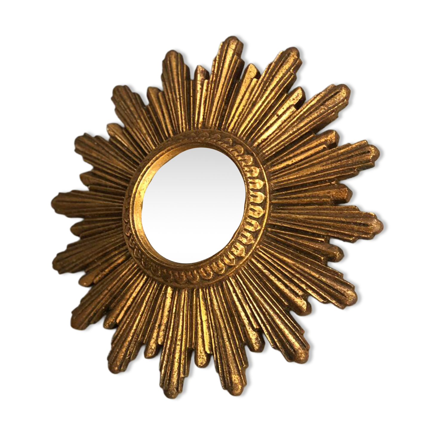 Antique sun mirror, witch's eye 1960