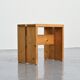 Tabouret en pin massif, Les Arcs