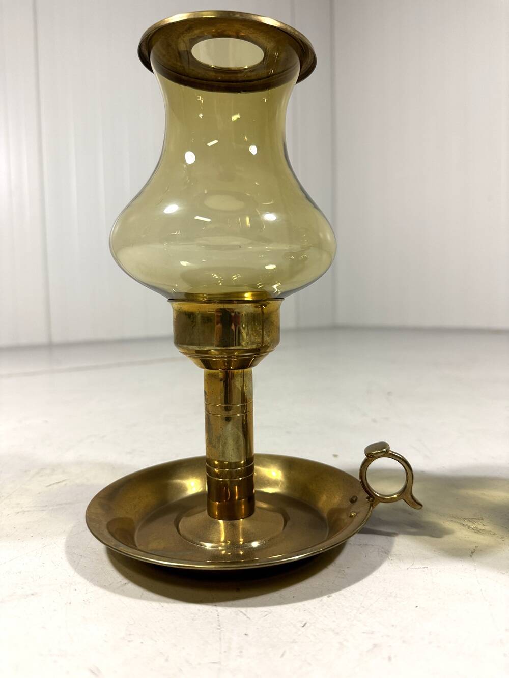 Peter Jensen Copenhagen brass candle holders Denmark 1960’s