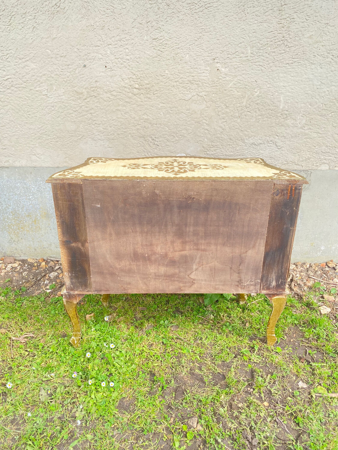 Commode florentine vintage en bois doré