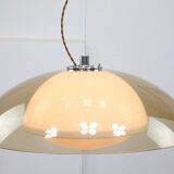 Rare UFO Space Age Lamp from Guzzini in Light Brown, 1970s