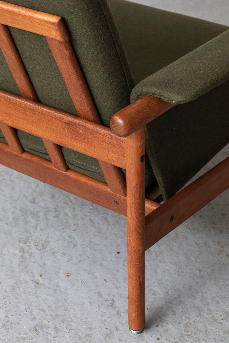 Wiki lounge chair by Illum Wikkelso, Denmark, 1960's