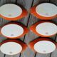 Set of eared dishes