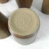 5 coffee cups of Digoin in sandstone