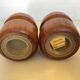 Scandinavian teak wood salt and pepper
