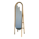 Floor mirror in bamboo and rattan H:1m80