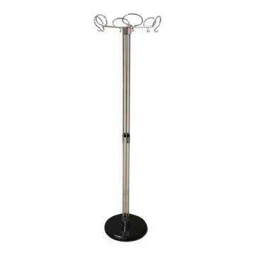 1970s chrome floor coat rack