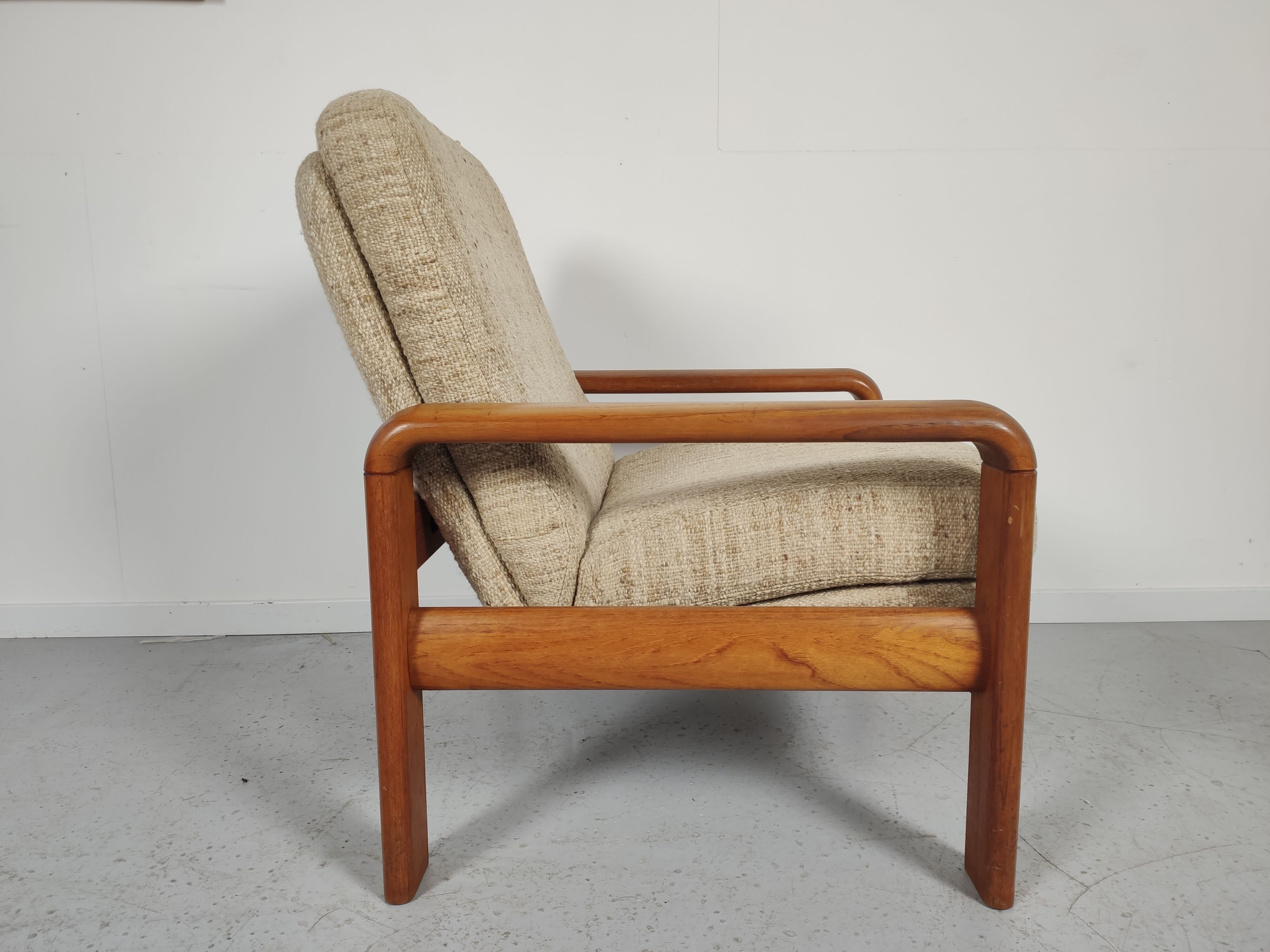 Pair of vintage Scandinavian teak chairs 1970s