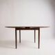 Scandinavian square extendable dining table by Poul Hundevad for Hundevad & Co., 1970s.