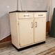 Mado buffet with yellow formica tray