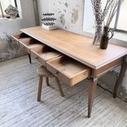 Oak console table from the 1960s.