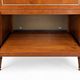 Secretary bar furniture, solid wood Louis XVI style - mirror and shelf