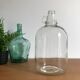 Bottle in transparent glass one gallon (3.8litres)