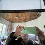 Wrought iron coat rack for the entrance