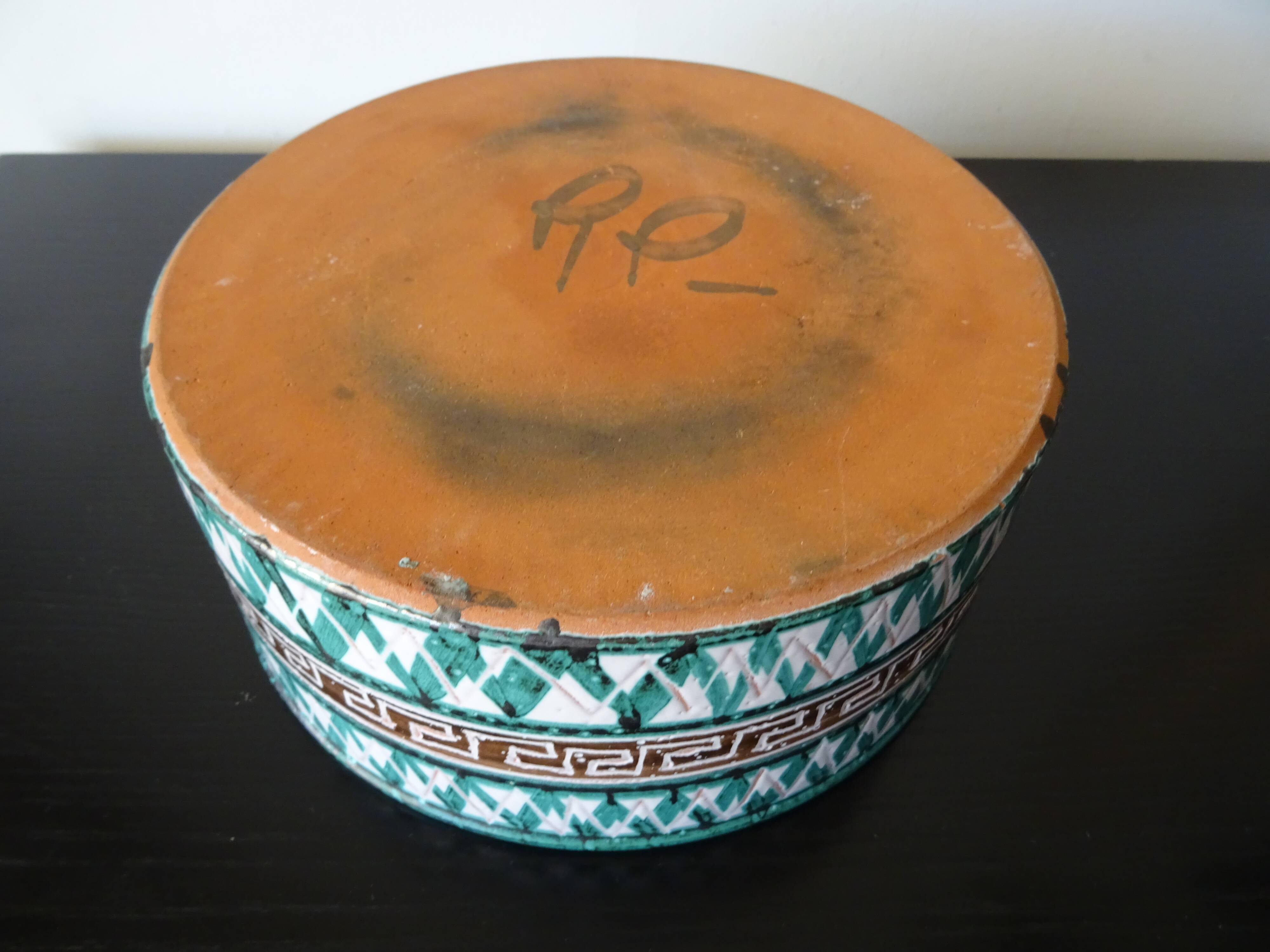 Ceramic salad bowl Robert Picault Vallauris an 70