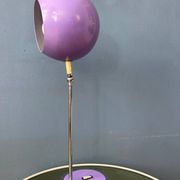 Vintage purple Herda space age eyeball desk lamp