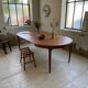Round table 120-230 cm scandinavian samcom arne hovmand olsen