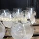 9 Arques crystal cognac glasses, Florence model