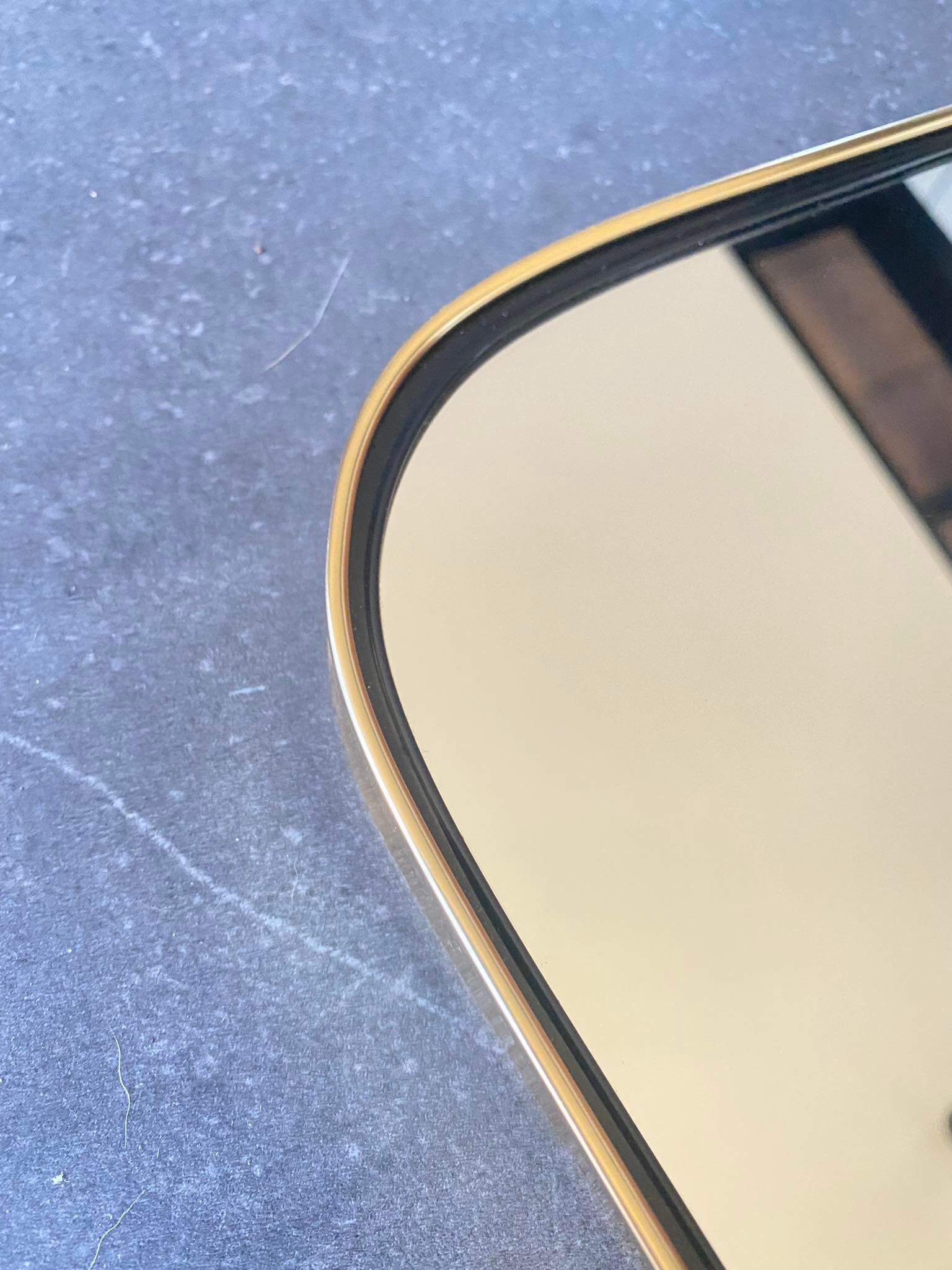 Trapezoidal vintage mirror