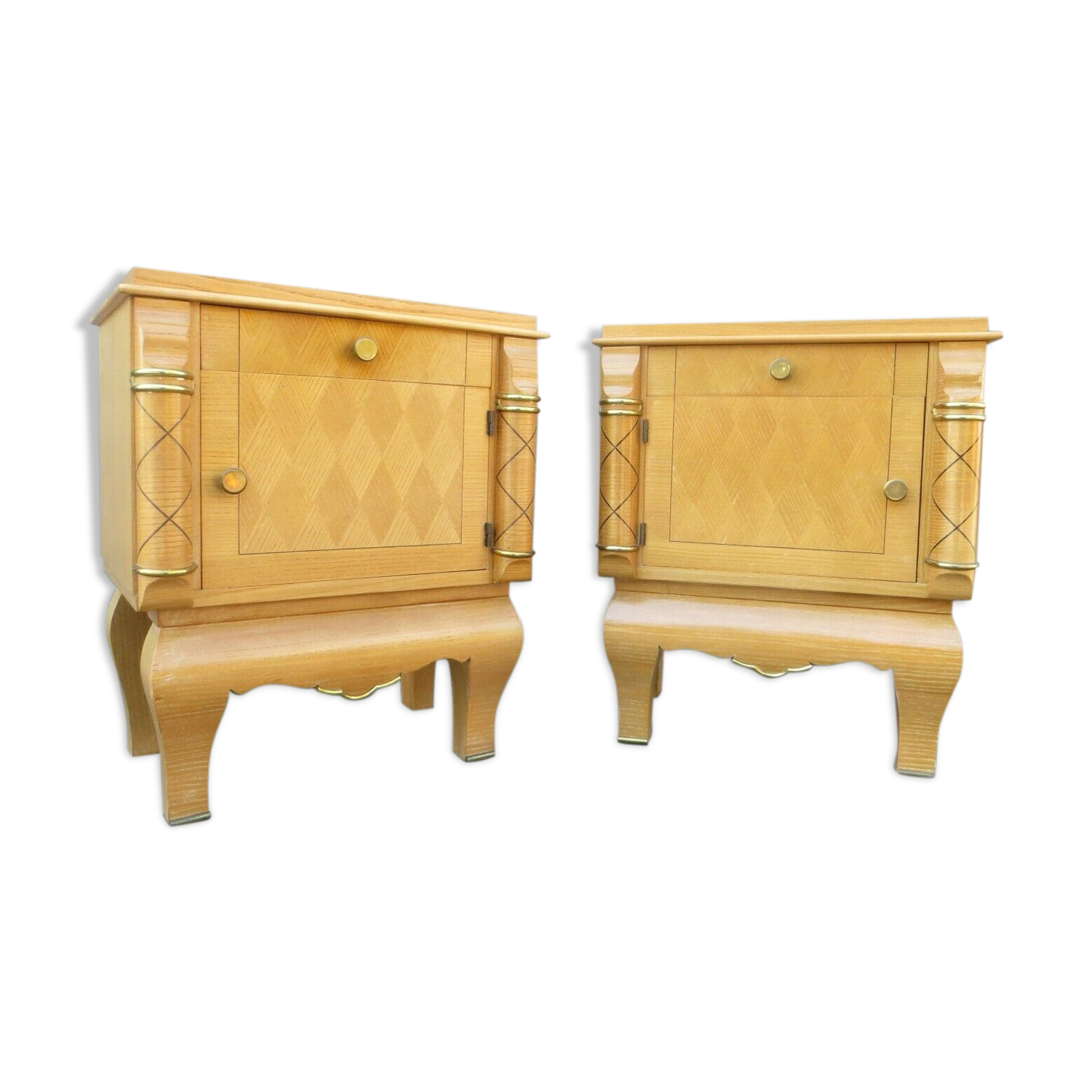 Pair of bedside tables years 40
